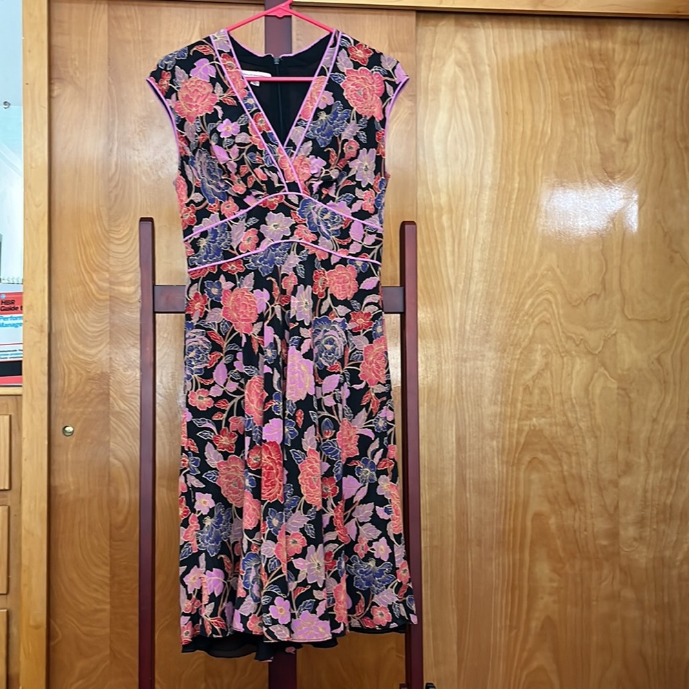 Silk dress, 4, floral print, Philip DiCaprio, vintage